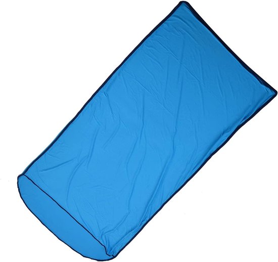Slaapzakvoering - Reislaken - Kamperen Wandelen - Zeer Stretch - 200x80cm - Blauw