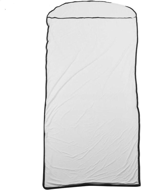 Slaapzakvoering Reislaken - Ultralicht - Kamperen Backpacken - Elastische Stretch - 200x80cm - Wit