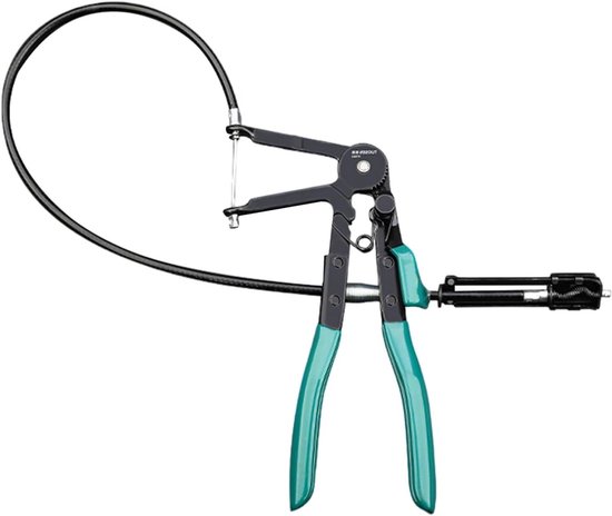 Slang Klem Tang - Slang Verwijder Tool - Auto Onderhoud - Lange Flexibele Bek - 21.5 cm - Zilverkleurig