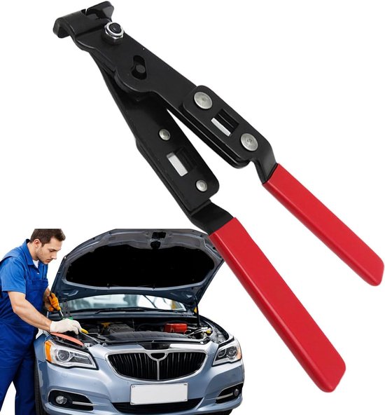 Slangenklem Gereedschap - Tang Klem Tang - Auto Onderhoud - Versterkte Constructie - 24 cm - Zilverkleurig