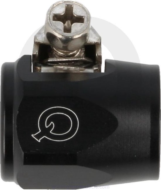Slangklem finisher D20 zwart van RVS Clipsysteem.