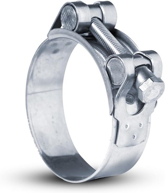 Slangklem RVS 38-41 mm met Schroef, Universele Spanband voor Uitlaat en Meer