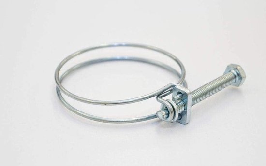 Slangklem - Slangklemmen - Lekkages Voorkomen - Roestvrij Staal - 47-52 mm - Zilverkleurig