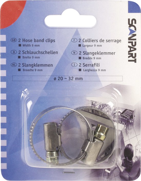 slangklem smal 32-50mm van Merkloos