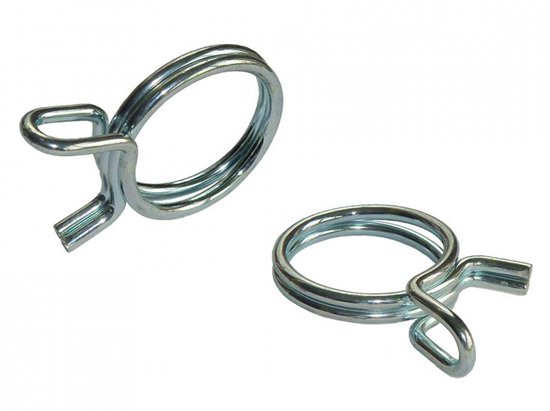 Slangklem uit draad zonder schroef verzinkt 8 mm 6 stuks Deltafix