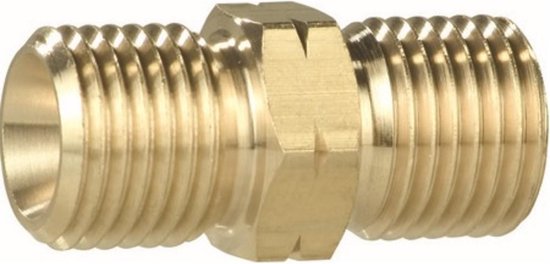 Slangverbinder 1/4Lx1/4L 2st. van Merkloos