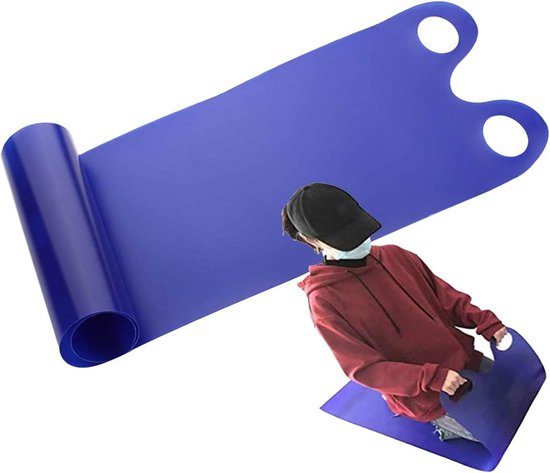 Slee Mat - Vliegend Tapijt - Zand Plezier - Opvouwbaar Ontwerp - 46x137cm - Blauw