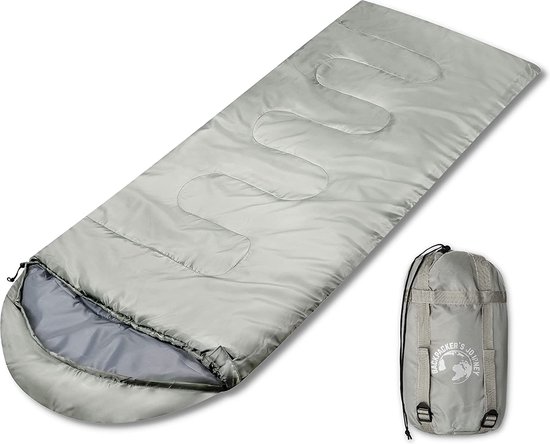 sleeping bag / Premium Sleeping Bag Adults & Kids - Warm 3-4 Seasons, Waterproof Lightweight Sleeping Bag for Men, Women, Camping, Festivals & van Merkloos