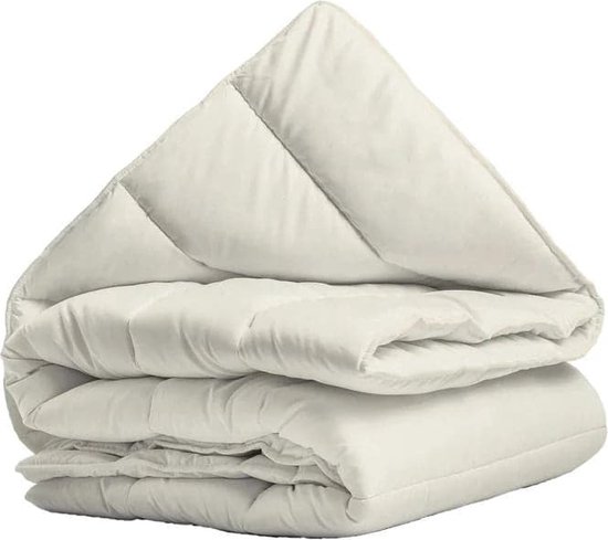 Sleeptime 2 in 1 Dekbed - Dekbed zonder Overtrek + Gratis Kussensloop- 140x200 - Creme van Sleeptime
