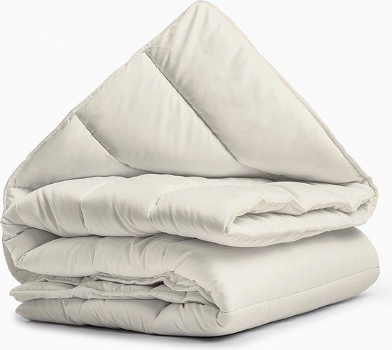Sleeptime 2 in 1 Dekbed - Dekbed zonder Overtrek + Gratis Kussenslopen - 240x200 - Creme van Sleeptime