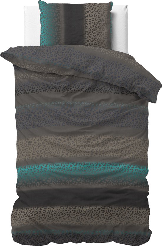 Sleeptime Avoka Dekbedovertrek - 140x200/220 + 1 kussensloop 60x70 - Multi - Eenpersoons van Sleeptime