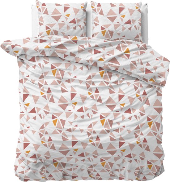 Sleeptime Bella Dekbedovertrek - 200x200/220 + 2 kussenslopen 60x70 - Wit - Tweepersoons van Sleeptime