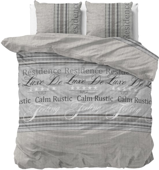 Sleeptime Recidence - Dekbedovertrekset - Tweepersoons - 200x200/220 + 2 kussenslopen 60x70 - Wit