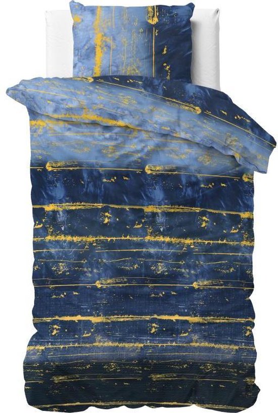 Sleeptime Scratchy - Dekbedovertrek - Eenpersoons - 140x200/220 + 1 kussensloop 60x70 - Blauw van Merkloos