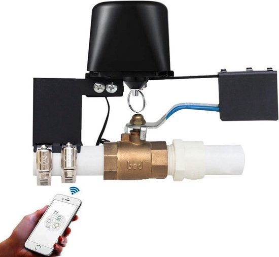 Slimme Waterkraan Besturingsklep - WiFi & Bluetooth - Geschikt voor Water en Gas - Compatibel met Alexa/Google van Merkloos