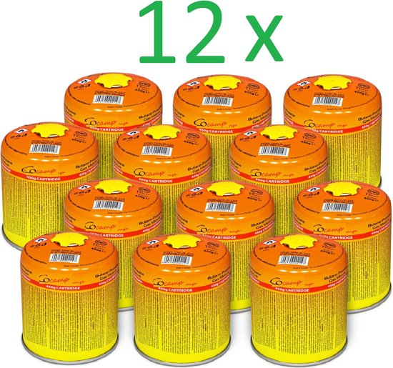 SMH LINE® Gas Cartouche - 12x 300g - Easy Clic - Gas Cartridge - Schroefventiel van SMH LINE®