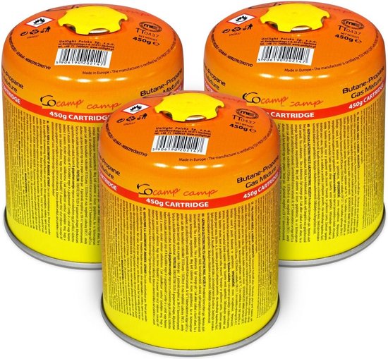 SMH LINE® Gas Cartouche - 3x 300g - Easy Clic - Gas Cartridge - Schroefventiel van SMH LINE®