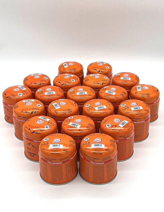 SMH LINE® Gaspatroon 190g - Prikcartouche - 20x - Incl. Gasbloksysteem van SMH LINE®