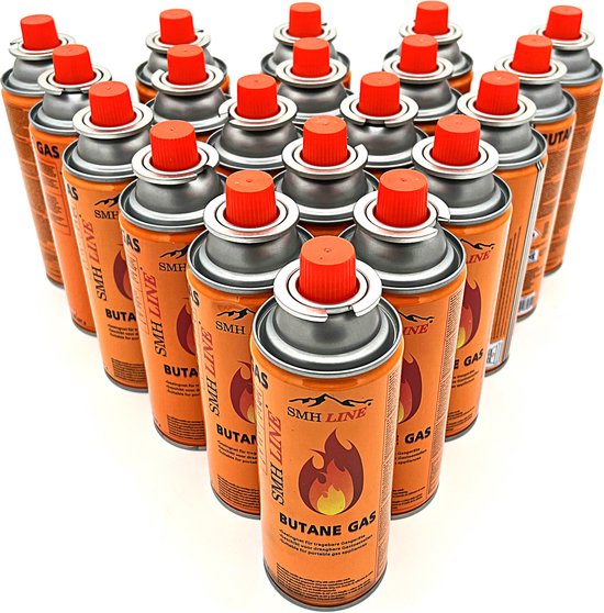 SMH LINE® Kookstel gasflessen - Butaan Gasflessen - 20x 227g - Gasbussen van SMH LINE®