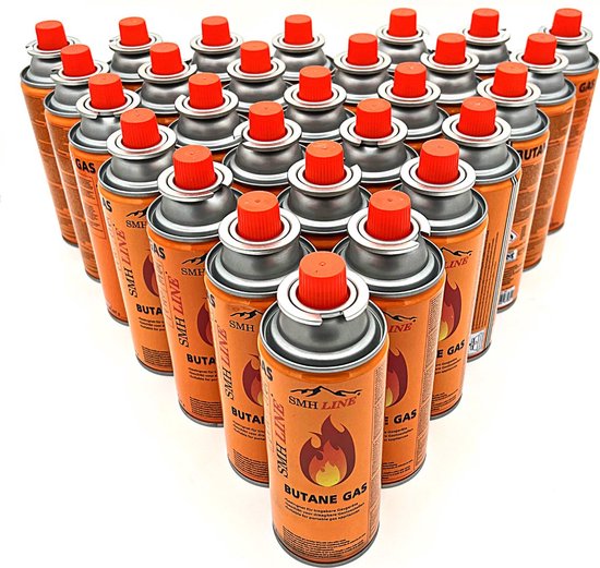 SMH LINE® Kookstel gasflessen - Butaan Gasflessen - 56x 227g - Gasbussen van SMH LINE®