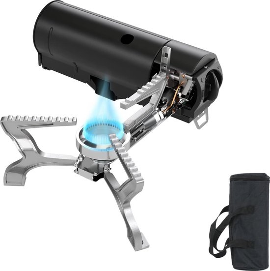 SMH LINE® Premium Opvouwbaar Camping kooktoestel - Draagbaar Gasfornuis - Kooktoestel op Gas - Incl. Draagtas van SMH LINE®