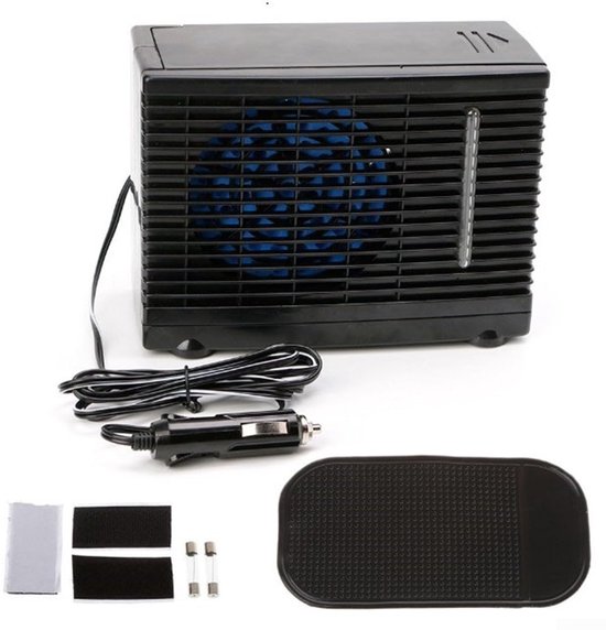 SnelShoppen - 12V Draagbare Airconditioner - Mini Thuis- en Autokoeler - Autogemonteerde Airconditioningventilator - Ideaal voor Camping, Auto, Tuin e