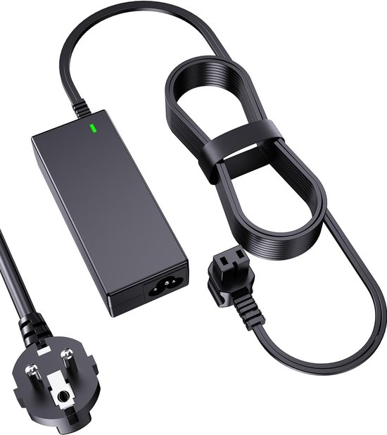 SnelShoppen - 14.5V 6A 87W Adapter Charger voor Koelbox, Dometic Compressor, Mobicool, Camping, Auto, Koelapparatuur, 90 Graden Hoekplug