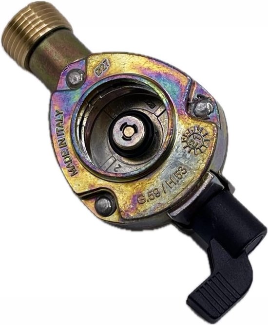 SnelShoppen - 27mm Clip On Type Adapter voor Propaan Butaan Gasflessen Zonder Terugslagklep - Ideaal voor Camping, Barbecue en Tuinfeesten