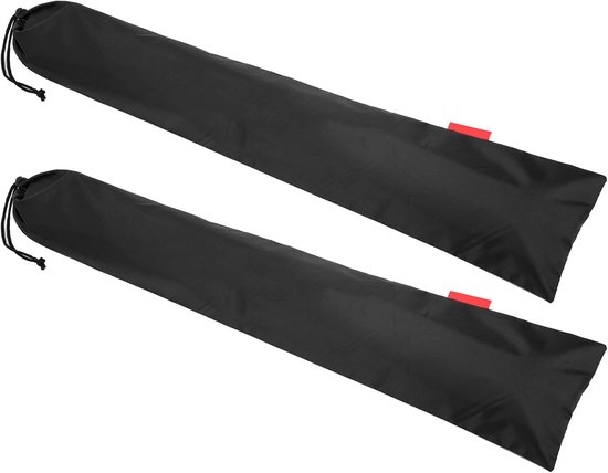 SnelShoppen - 2Pcs Canopy Stick Opslagzak, Draagbare Multifunctionele Tentpalen Tas, Weerbestendige Camping Accessoire, Ideaal voor Buitenactiviteiten van Snelshoppen