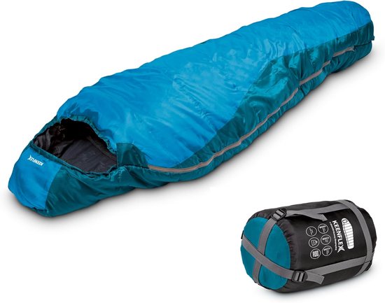 SnelShoppen - 3-4 Seizoenen Slaapzak voor Camping, Festivals, en Buitenactiviteiten - Lichtgewicht en Compact, Ruim Design, Ideaal voor Volwassenen en
