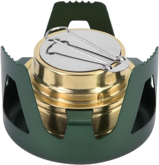 SnelShoppen - Alcohol Cooker Koper Ultralicht Draagbaar Camping Mini Spirit Cooker Alcohol Branders voor Buiten Koken Picknick BBQ