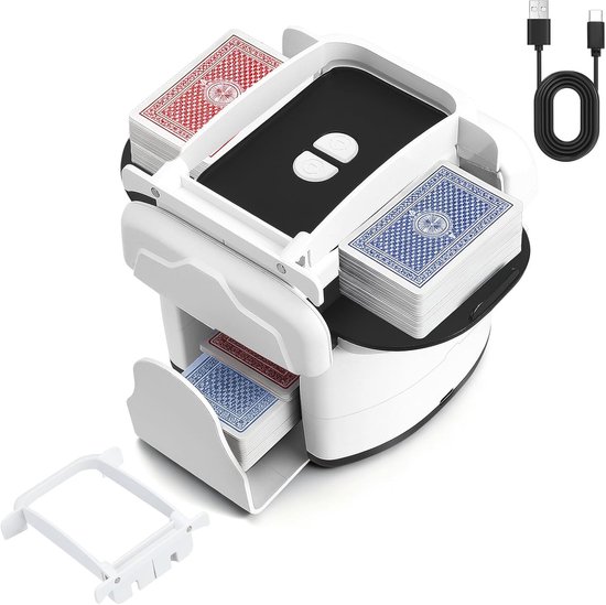 SnelShoppen - Automatische Kaartenmixer - Perfect voor Feestjes, Spellenavonden en Camping - Gemakkelijk in Gebruik - Voor 1 Armband