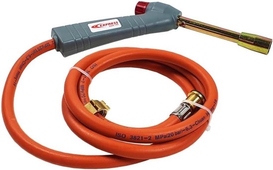 SnelShoppen - Butaangasbrander Professionele Klembrander 4,3 kW - Robuust en Veelzijdig - Ideaal voor Camping, Tuin, Feest en Keuken - Gasdoorvoer 312