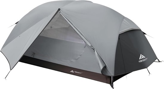 SnelShoppen - Camping Tent voor 2-3 Personen, Lichtgewicht, Waterdicht & Winddicht, 3-4 Seizoenen, 2 D-deuren, Perfect voor Trekking en Buitenavonture