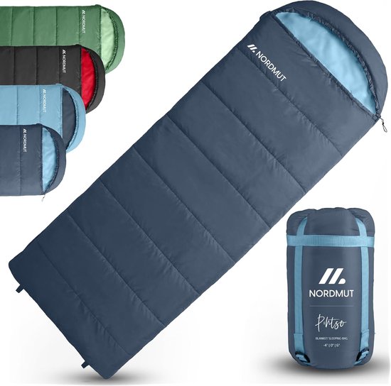 SnelShoppen - Deken Slaapzak Volwassenen 3 Seizoenen, Ultralicht en Compact met Tweeweg YKK-Ritssluiting, Ideaal voor Camping, Outdoor, Festivals, 220