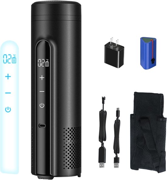 SnelShoppen - Elektrische Insuline-Koelbox 0-18 °C - USB Insulinepen Koeler Reisetui - Medicijnen Koelbox voor Reizen - Ruimte voor 7 Insulinepennen -