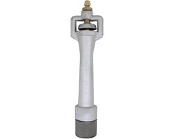 SnelShoppen - Forging Furnace Burner Propaan Butaan Venturi Branderset voor Metalen Smeltoven, Gasfornuis, Zilver/Grijs, Ideaal voor Smeden en Metalen