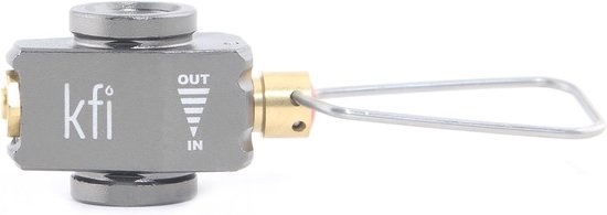 SnelShoppen - Gas Canister Refill Adapter - Multifunctionele Brandstofoverdrachtsapparaat - Aluminium & Koper, Camping, Outdoor, Herbruikbaar, Compact