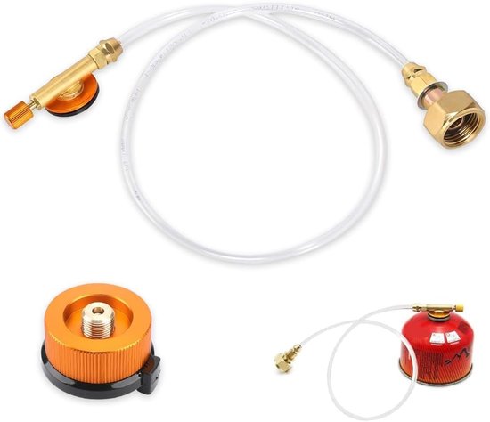 SnelShoppen - Gas Cartridge Adaptor Camping Stove Adapter LPG Converter voor Camping, Hiking, en Keuken - Veilig, Duurzaam en Levenslang Gebruik