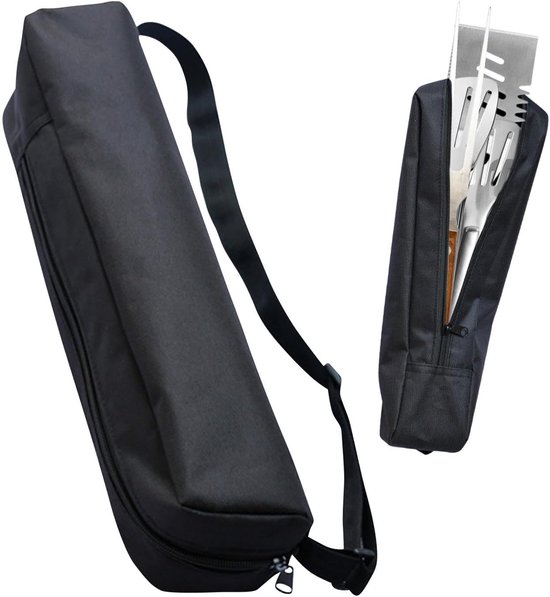 SnelShoppen - Grill Storage Bag, Oxford Cloth BBQ Gereedschap Tas, Waterdichte BBQ Accessoire Opbergtas, Handtas of Schoudertas voor Camping, Picknick