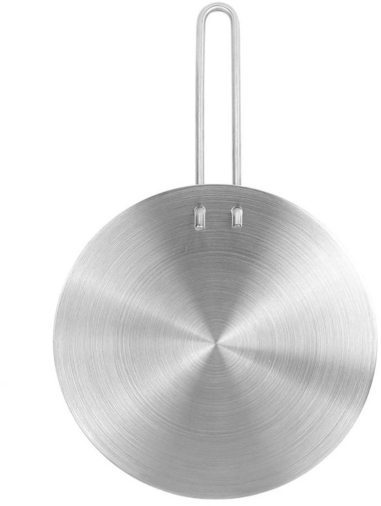 SnelShoppen - Inductieplaat Adapter Converter 30Cm voor Potten, Warmtediffusor en Simmerring, Geschikt voor Gas en Roestvrij Staal, Kookaccessoire voo