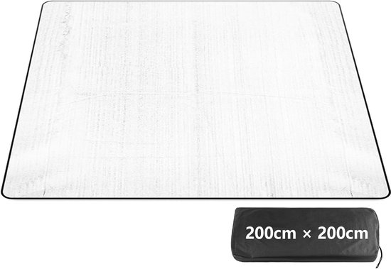 SnelShoppen - Isolatiemat Camping Aluminiumfolie Waterdichte Mat 200 x 200 cm - Dubbelzijdige Schuimslaapmat voor Kamperen, Picknick, Strand en Tuin