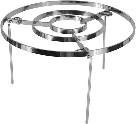 SnelShoppen - Kleine Rode Kampvuur Kookplaat voor Camping, Tuin, Feest, 30 cm - Lichtgewicht, Draagbaar, Ideaal voor Buiten Koken en BBQ