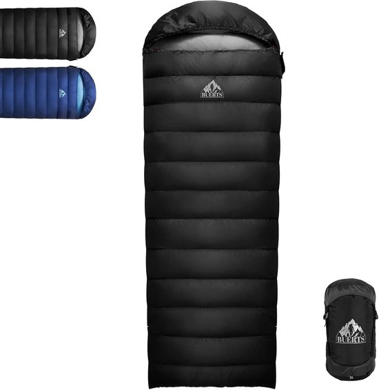 SnelShoppen - Lichtgewicht Dons Slaapzak voor Volwassenen - 680FP - 4 Seizoenen - Geschikt van 15 tot -12°C - Ideaal voor Kamperen, Backpacken en Hike
