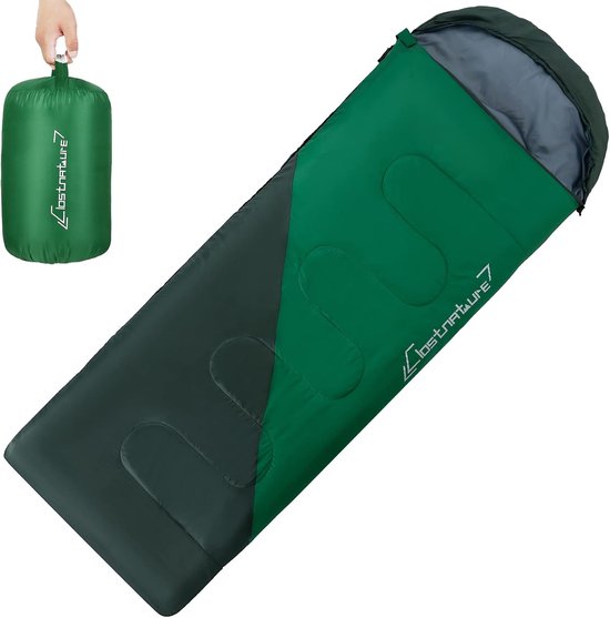 SnelShoppen - Lichtgewicht Slaapzak voor Kamperen - Outdoor Casual Rechthoekige Slaapzak met Compacte Verpakking voor Volwassenen, Vrouwen, Mannen, Wa