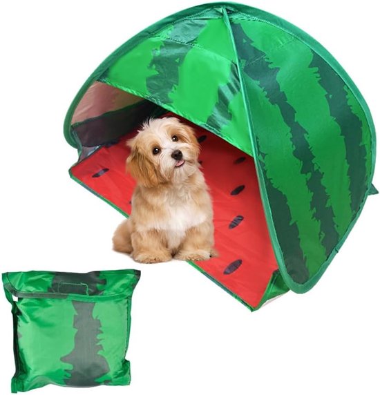 SnelShoppen - Mini Head Tent Pop Up Strandtent met Zonbescherming - Compacte Vouwbare Gazebo voor Buiten, Ideaal voor Strand, Picknick en Honden - Wat