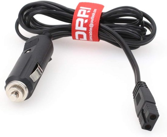 SnelShoppen - Mini Koelkast 12V DC met 2-Pins Stekker voor Mobiele Koelbox, Auto Koeler, Koelvrieskast (3 Meter)
