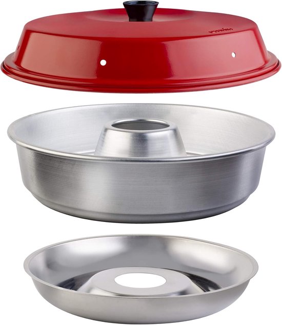 SnelShoppen - OMNIA Portable Oven - Draagbare Bakoven voor Camping, Zeilen en Koken On-the-Go - Lichtgewicht, Compact, Gemakkelijk te Gebruiken, Top-