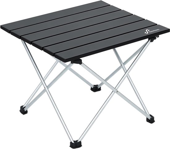 SnelShoppen - Opvouwbare Campingtafel - Lichtgewicht Aluminium Tafel voor Buiten - 3 Maten - Perfect voor Dineren, Koken, Picknicken, Strand, Hiking,