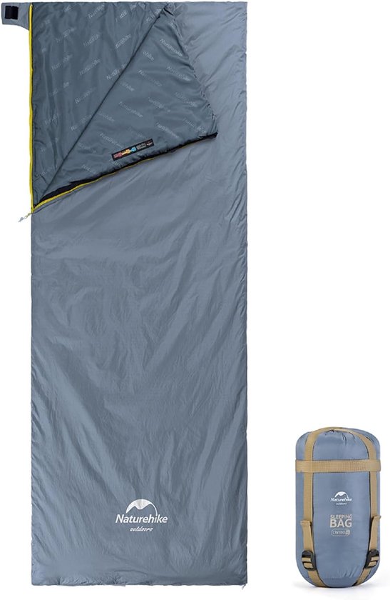 SnelShoppen - Ultralichte Slaapzak Mini 680/760g voor 3 Seizoenen 190x75/205x85cm - Ideaal voor Wandelen, Rugzakreizen en Camping bij 15°C